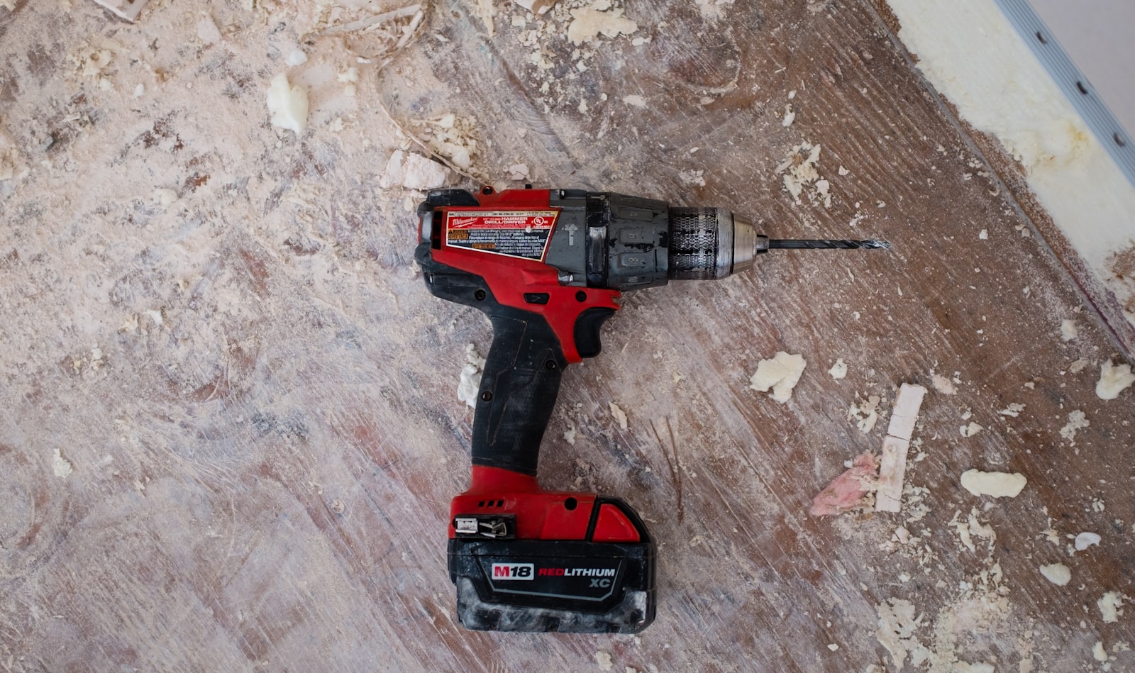 Cordless drill used for property maintenance